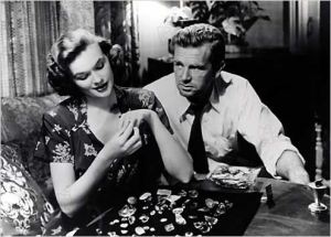 Jean Hagen y Sterling Hayden en 