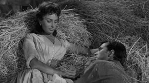 Sofía Loren y Anthony Perkins en una escena de 