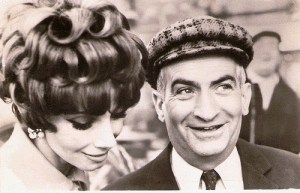 Louis de Funes con Andrea Parisi en 