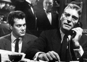 Tony Curtis y Burt Lancaster en 
