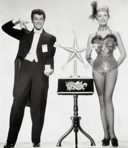 Tony Curtis y Janet Leigh en 