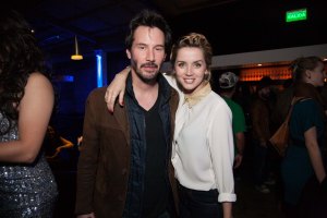 Ana de Armas con Keanu Reeves
