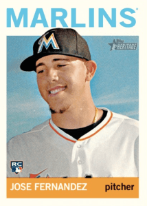 El cubano José Fernández, novato del año en la Liga Nacional (2013)