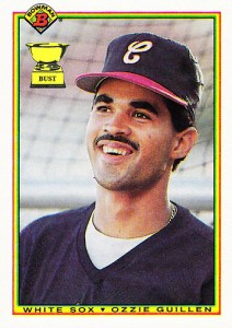 El venezolano Ozzie Guillén, novato del año en la Liga Americana (1985)