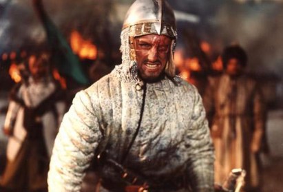 Daniel Olbrychski en una escena del film (Un héroe polaco 1969)