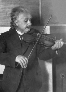 Einstein y su afición por la música