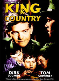 Afiche del film Rey y Patria de Joseph Losey