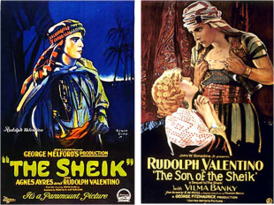 Afiches de los filmes El Caid y El hijo del Caid