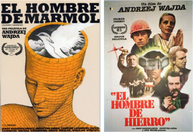 Afiches El Hombre de Mármol y El Hombre de Hierro