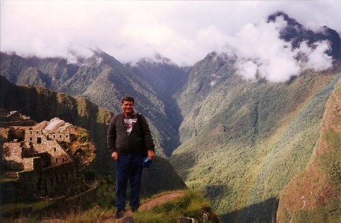 El autor en el Machu Picchu