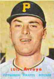 Luis Arroyo con los Piratas