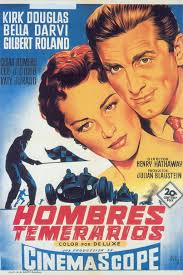 Afiche Hombres temerarios (1955)