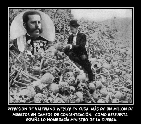 Resultados de la reconcentración de Valeriano Weyler