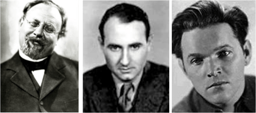 De izq a der Emil Jannings, Claude Autant-Lara y Veit Harlan