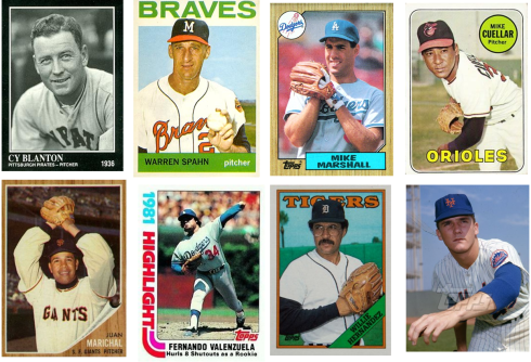 Otros lanzadores de la screwball