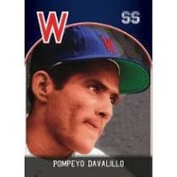 Pompeyo Davalillo con los Senadores de Washington