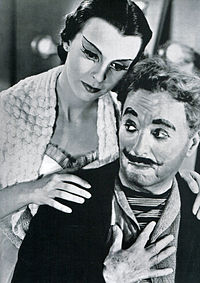 Claire Bloom y Chaplin en "Candilejas (1952)"