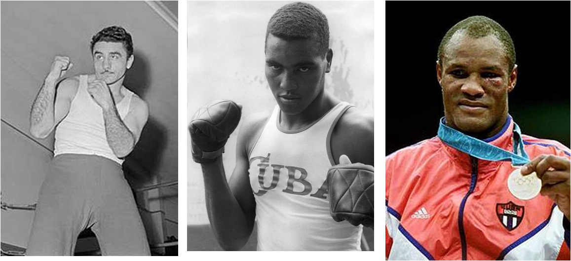 Tricampeones olímpicos de boxeo, Papp Laszlo, Teófilo Stevenson y Félix Savón
