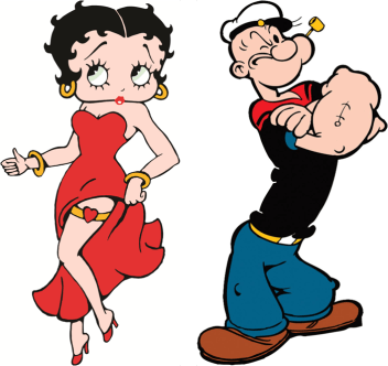 Betty Boop y Popeye