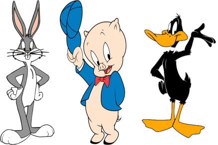 Bugs Bunny, Porky y el Pato Lucas