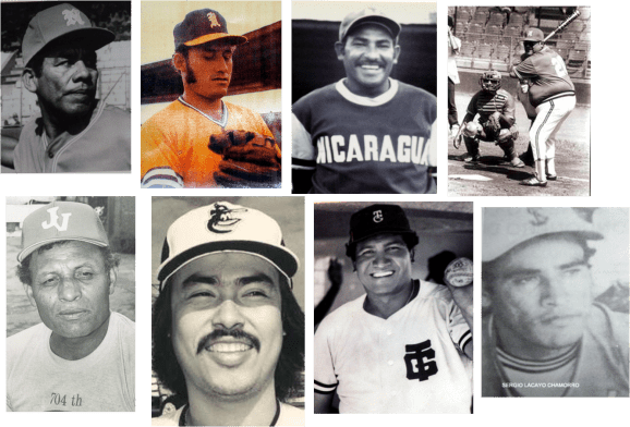 destacados-peloteros-nica-en-1972-arriba-de-izq-a-der-calixto-vargas-rafael-obando-cesar-jarquin-pedro-selva-vicente-lopez-dennis-martinez-ernesto-lopez-y-sergio-lacayo