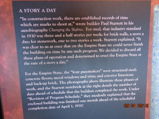 Tarja sobre el Empire State y su historia