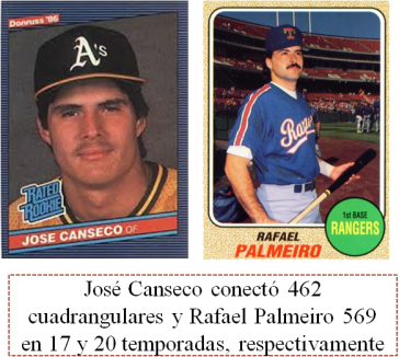 Canseco y Palmeiro