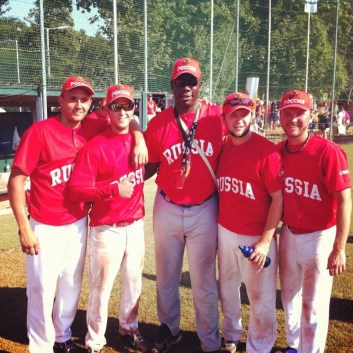 Pablo Miguel como entrenador del equipo Rusia