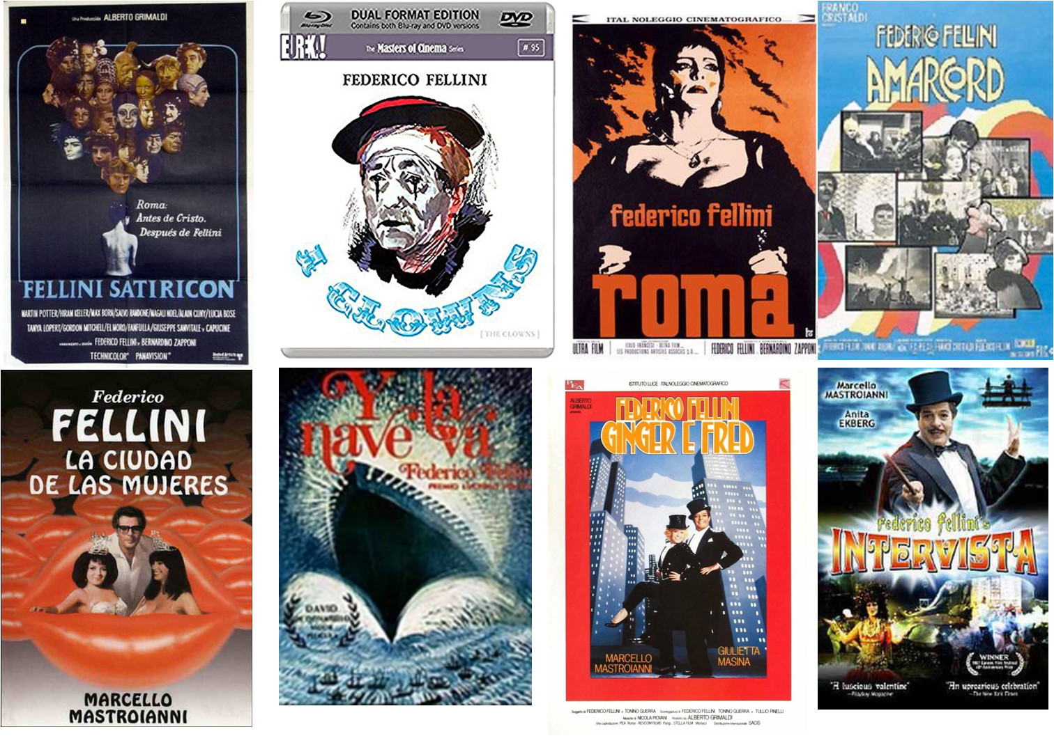 Federico Fellini Afiches 2