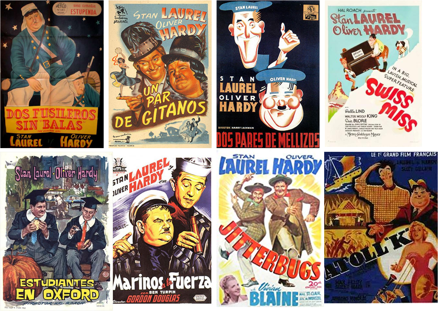 Laurel y Hardy afiche 2