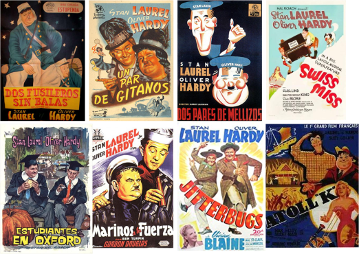 Laurel y Hardy afiche 2