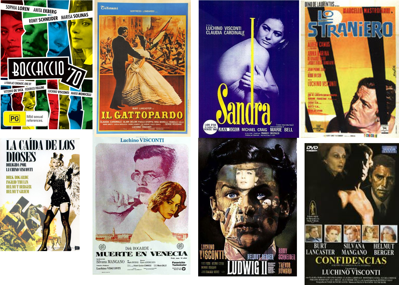 Luchino Visconti afiche 2