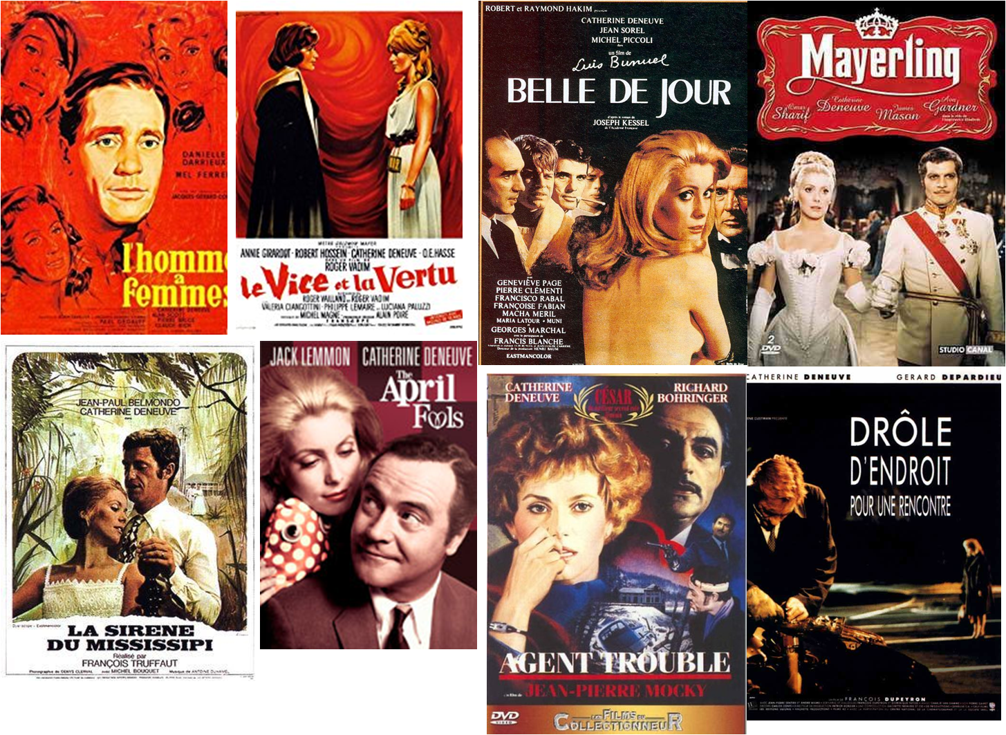 Catherine Deneuve afiches