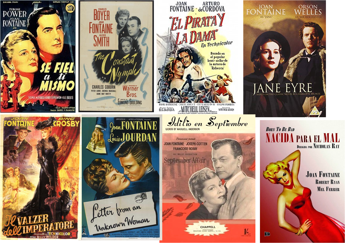 Joan Fontaine afiches