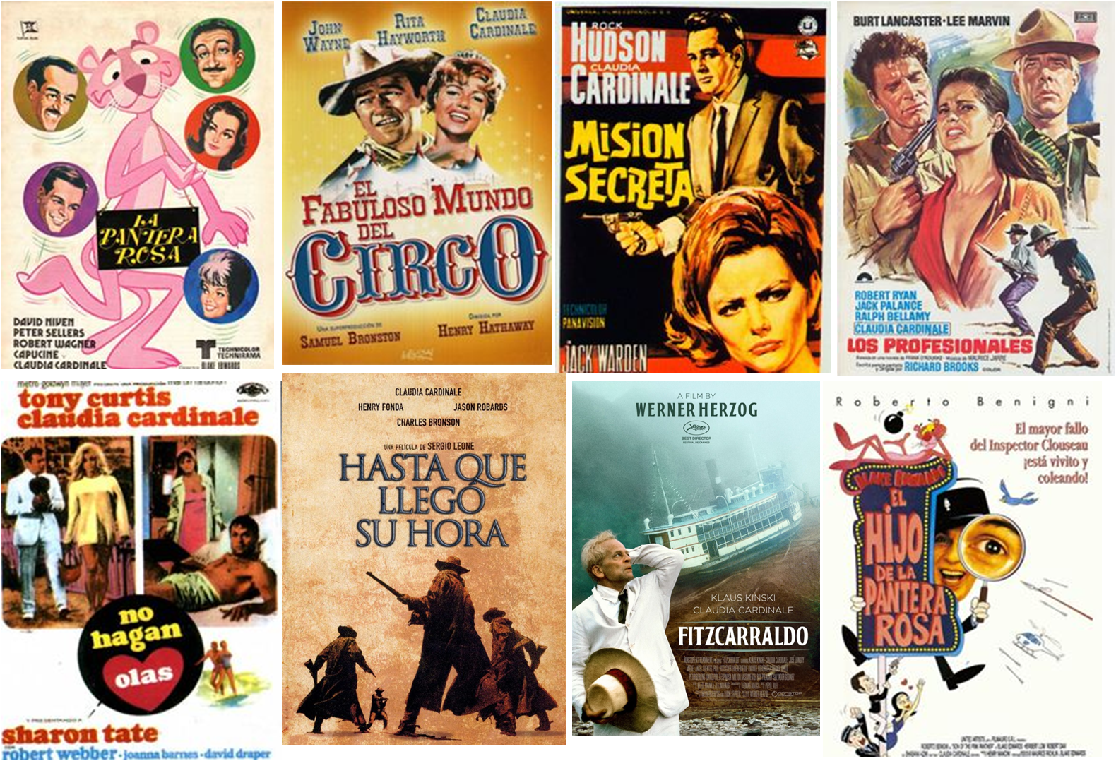 Claudia Cardinale afiches 2