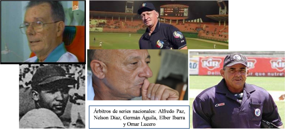 Árbitros series nacionales