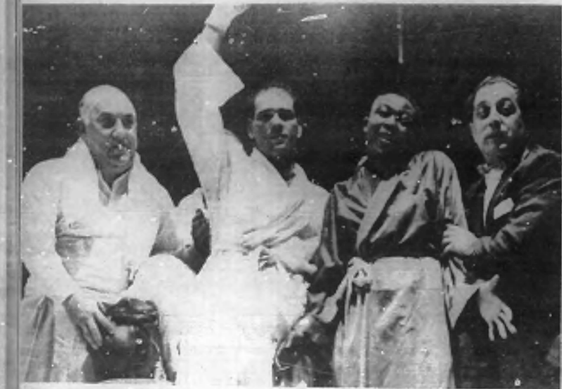 Gavilán después de la derrota a manos de Bobo Olson