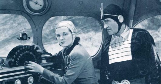 Wheeler Oakman con Constance Moore en Buck Rogers (1940)