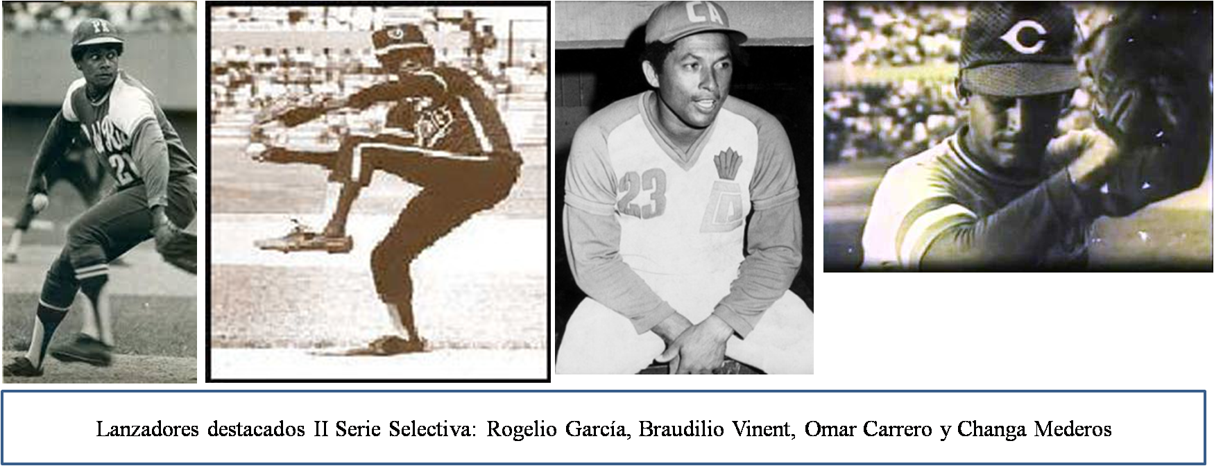 Destacados del pitcheo II serie selectiva 1976