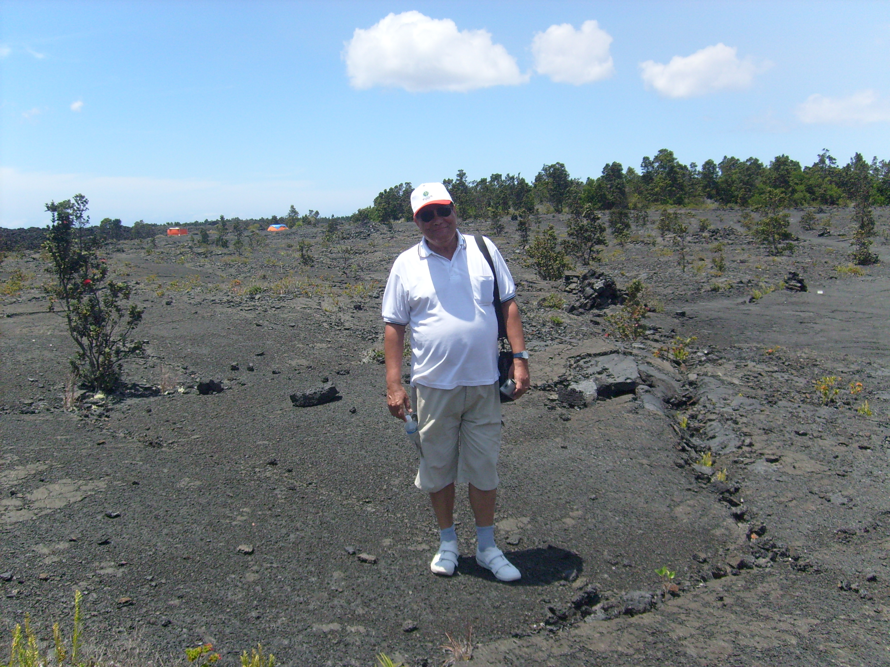 En zona volcánica de la Isla Grande
