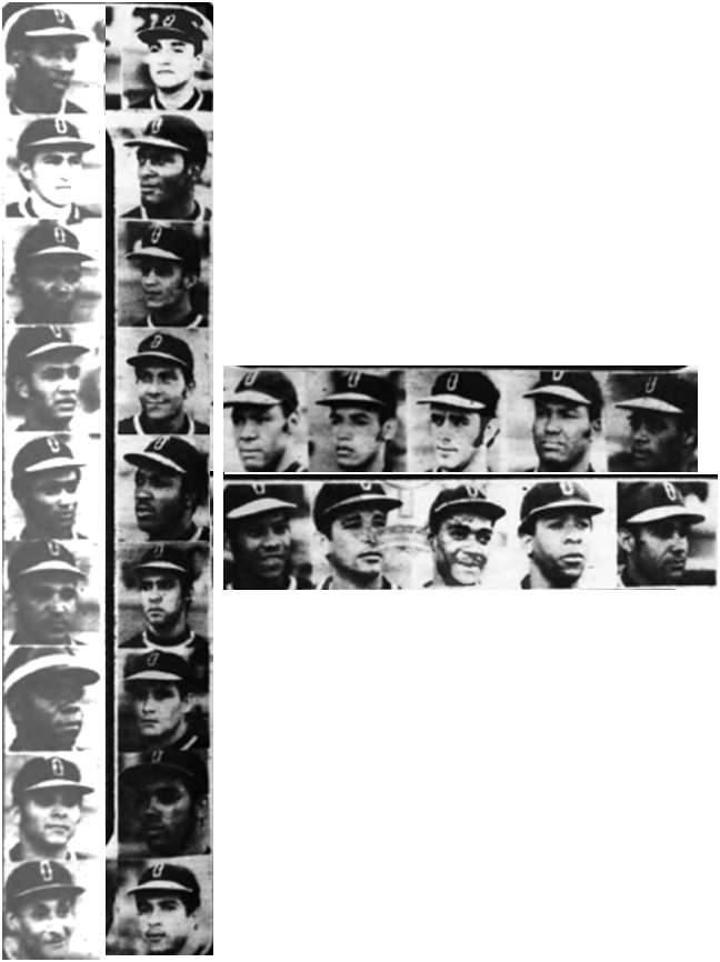 Oriente, equipo campeón I selectiva 1975