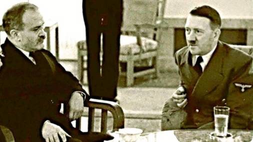 Molotov se entrevista con Hitler