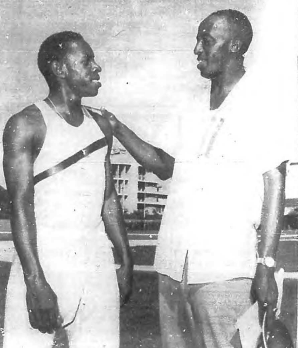 Enrique Figuerola y Rafael Fortún en agosto de 1959