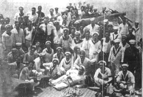 Marineros cubanos el 4 de setiembre de 1933