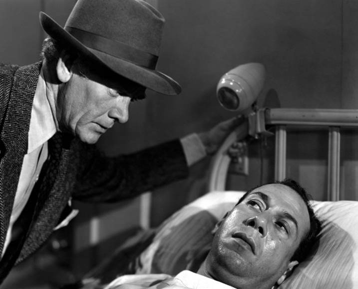 Charles Bickford izq. con José Ferrer en Vorágine (1949)