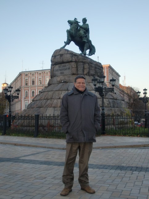 En monumento a Bogdan Khmelnitski, Kiev, Ucrania