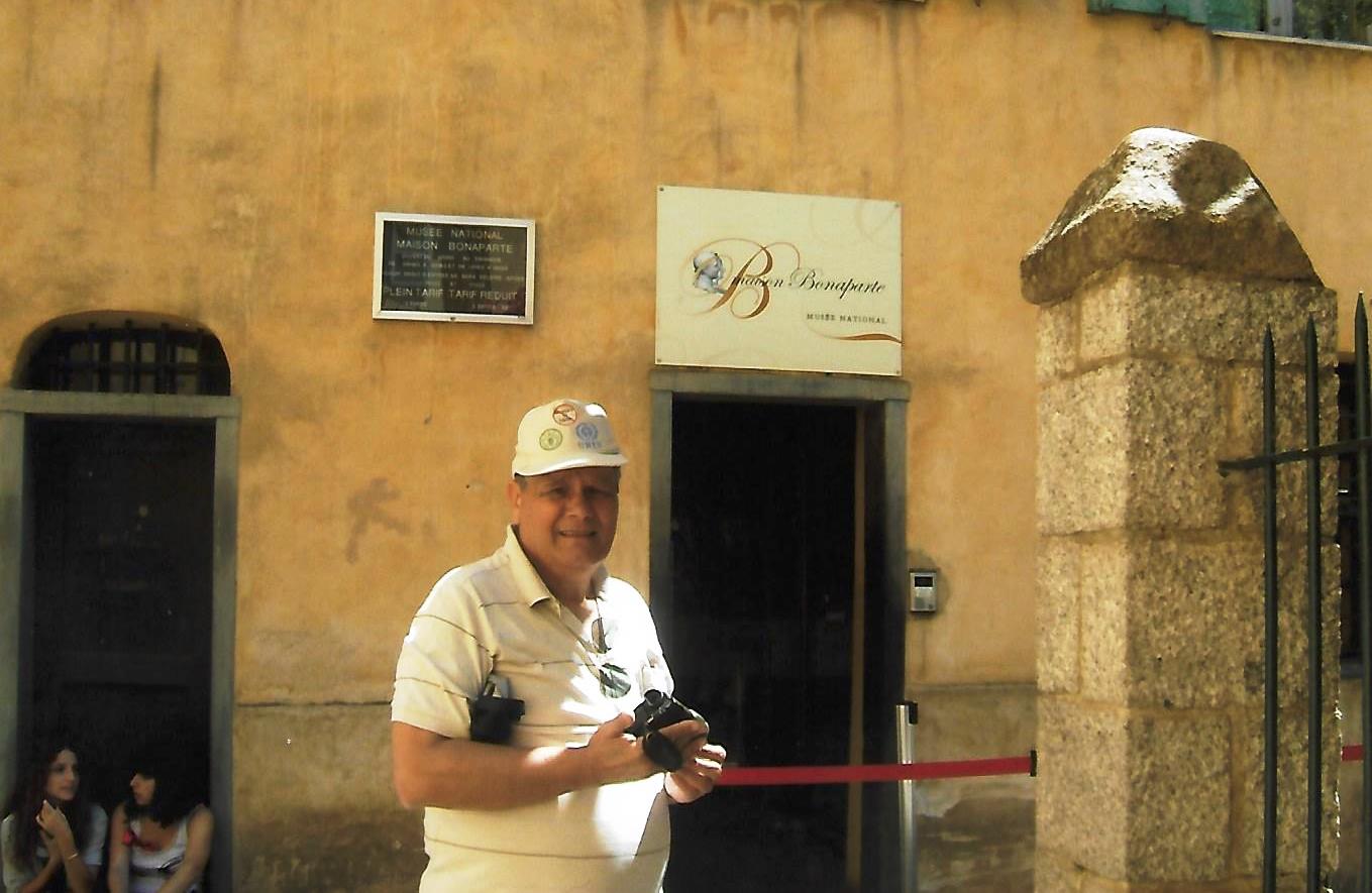 Yo en casa de Napoleón, Ajaccio